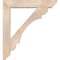 Ekena Millwork Olympic Slat Smooth Bracket w/ Offset Brace, Douglas Fir, 7 1/2"W x 40"D x 44"H BKT0806X40X44OLY06SDF - alternate 2